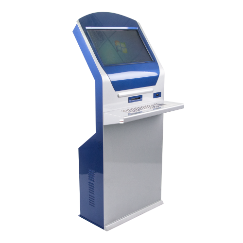 21.5 inch touchscreen queuing machine with keyboard and qr code ...